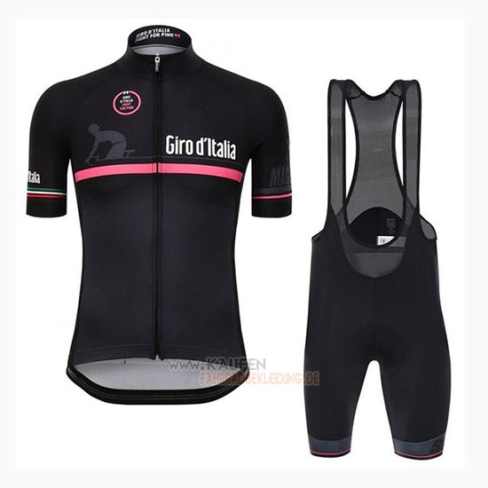 Giro D'italien Kurzarmtrikot 2019 und Kurze Tragerhose Shwarz